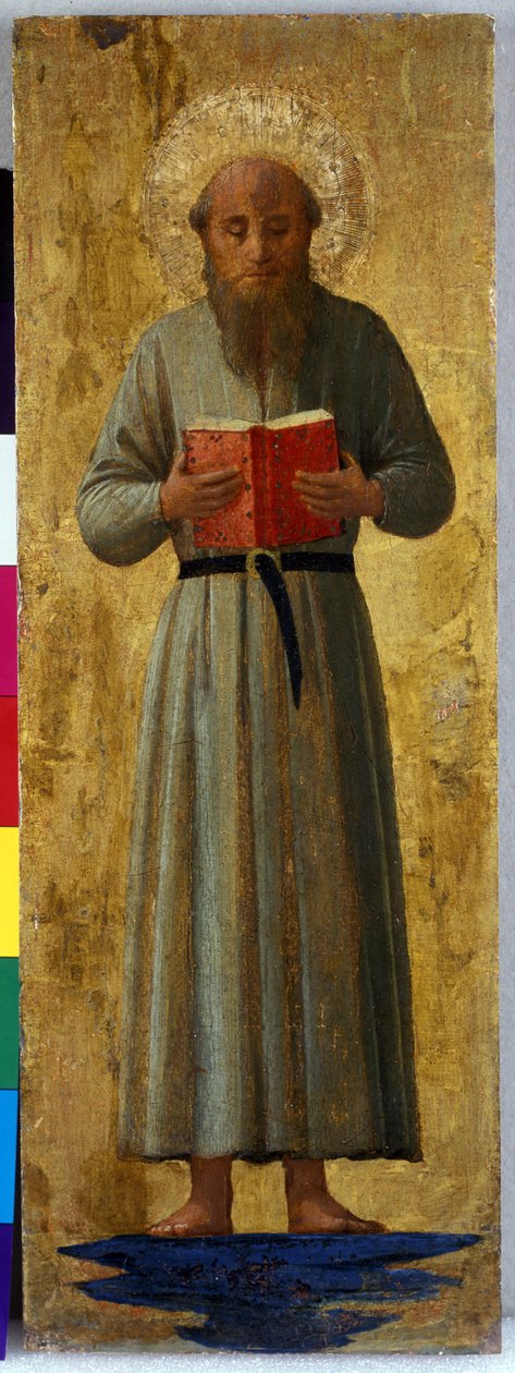 A Saint, v.1435-40 (tempera på poppeltræ) af Fra Angelico