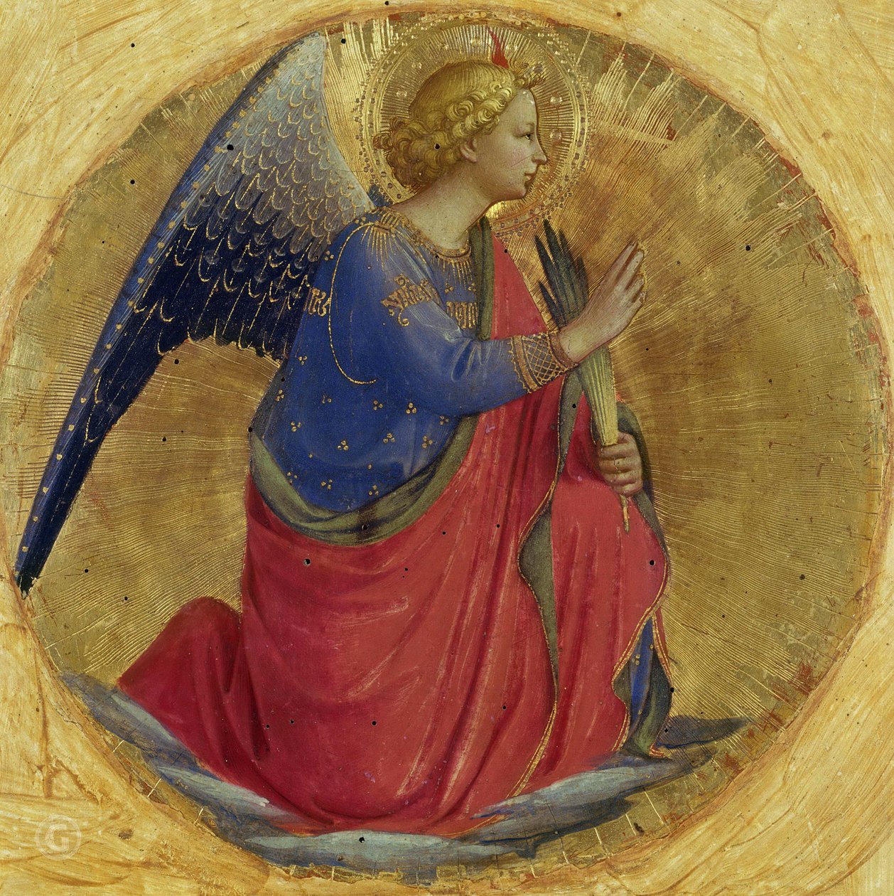 Italiensk: Annunciazione Perugia Altertavle af Fra Angelico