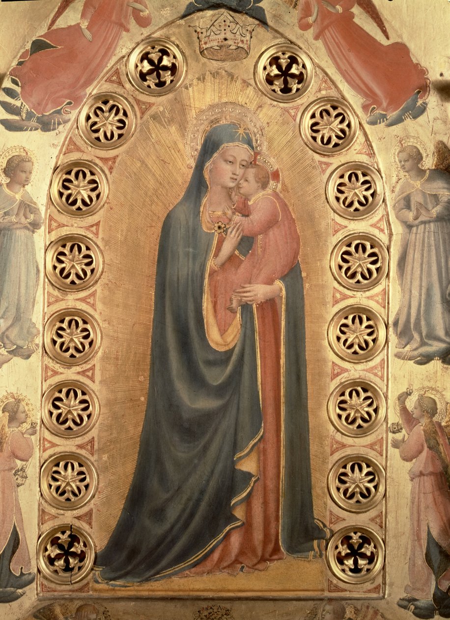 Madonna of the Stars (se også 230331) af Fra Angelico