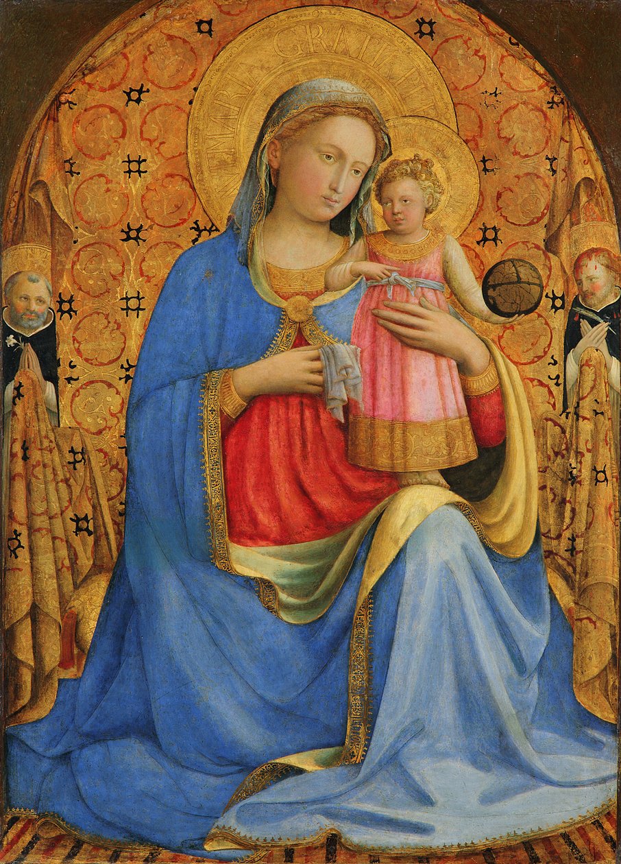 Maria med barnet og helgener af Fra Angelico