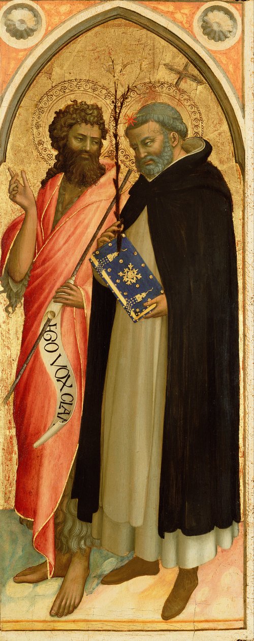 Sankt Johannes Døberen og Sankt Dominikus af Fra Angelico