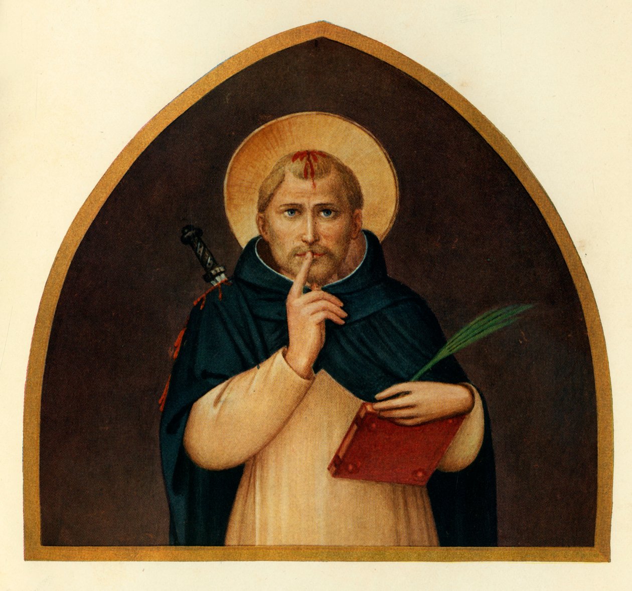 Sankt Peter Martyren, 1400-tallet, c1909 af Fra Angelico