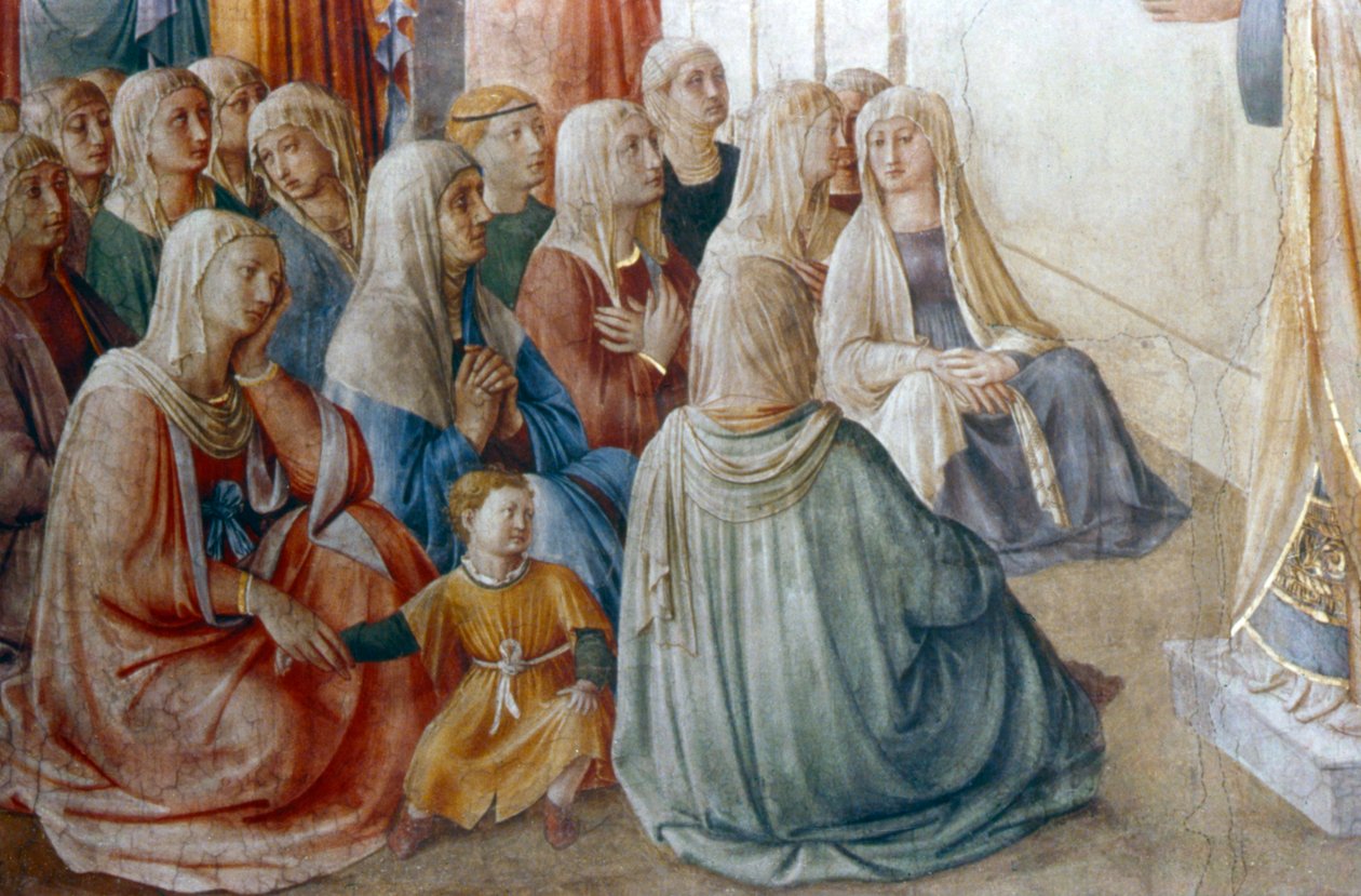 St Stephen Preaching detalje, midten af det 15. århundrede af Fra Angelico