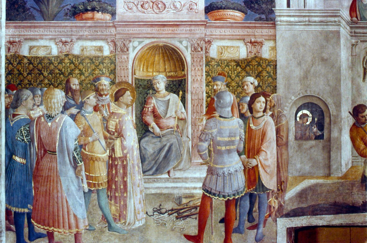 The Judgment of St Laurence, midten af det 15. århundrede af Fra Angelico