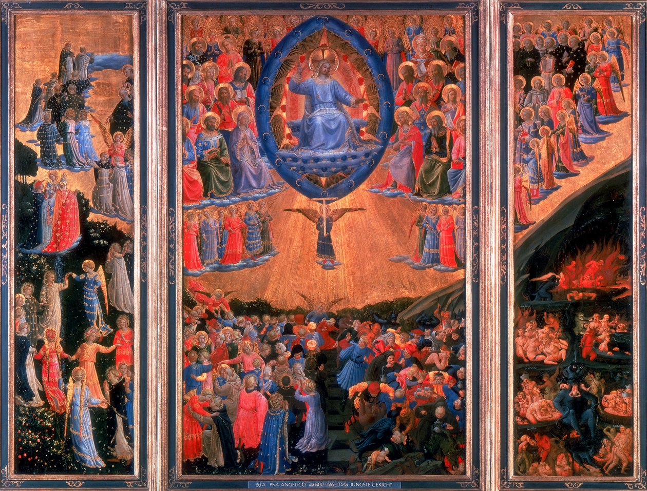 Den sidste dom, c1420-1455 af Fra Angelico