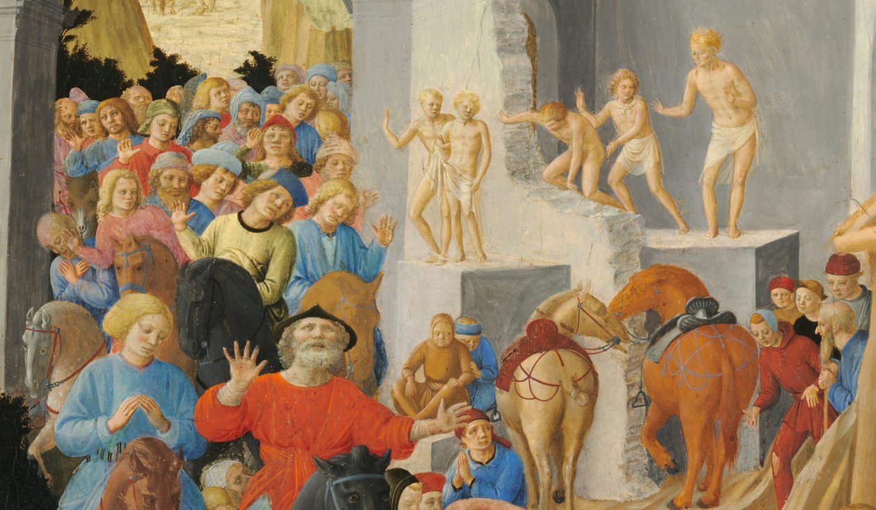 Tilbedelsen af magi af Fra Angelico and Fra Filippo Lippi
