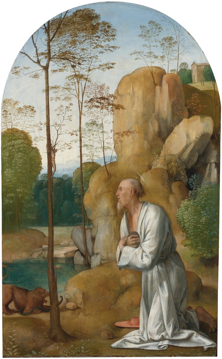 Sankt Hieronymus i ørkenen - Sankt Hieronymus i ørkenen af ​​Bartolommeo, Fra af Fra Bartolomeo