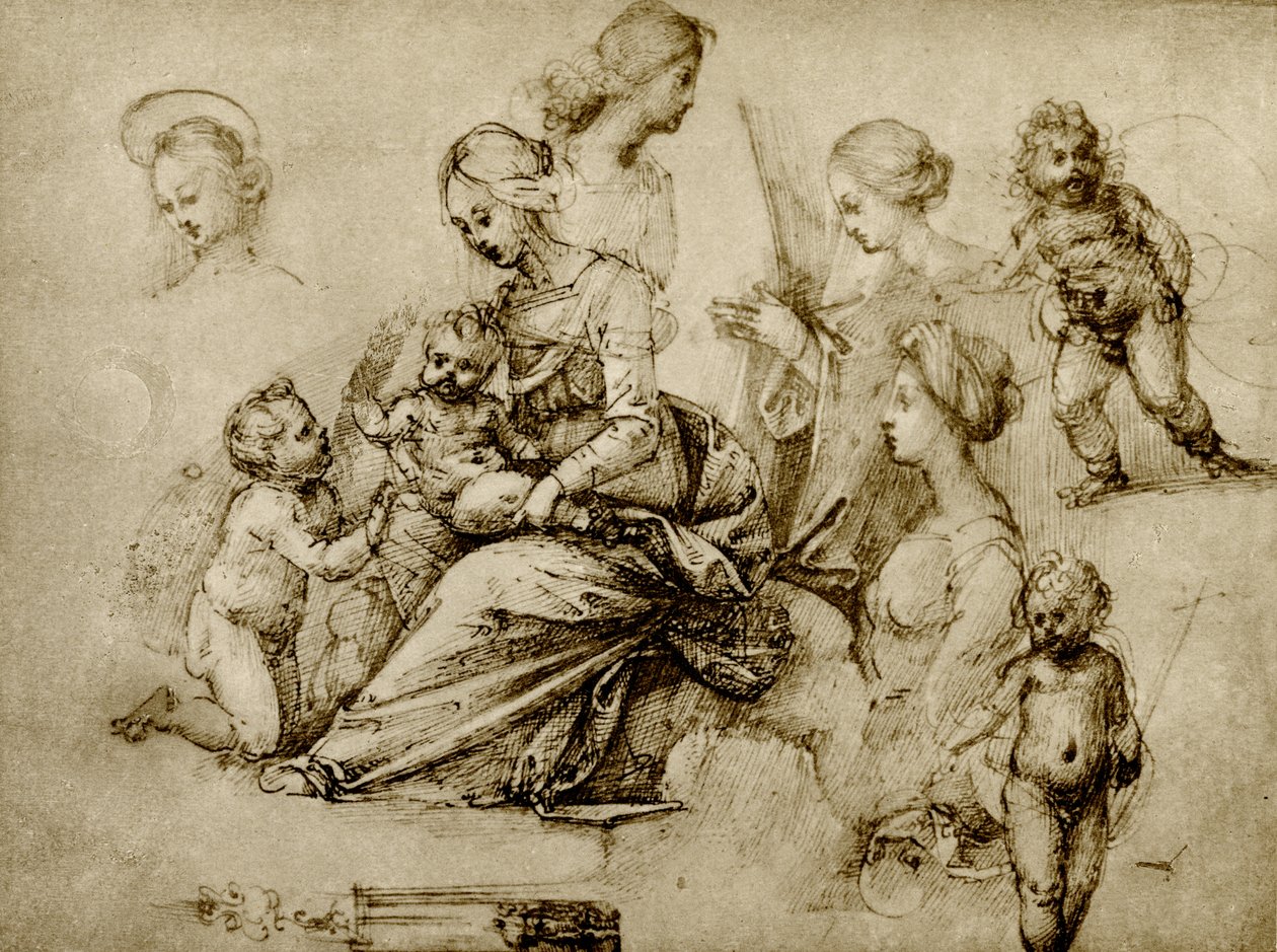 Studer på en Madonna af Fra Bartolomeo