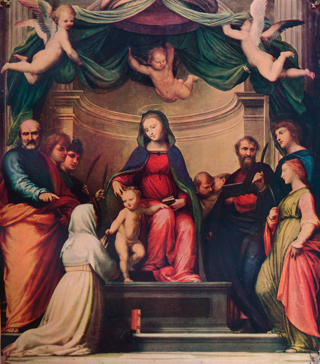 Sankt Katarina af Sienas mystiske ægteskab, 1511, 1911 af Fra Bartolomeo