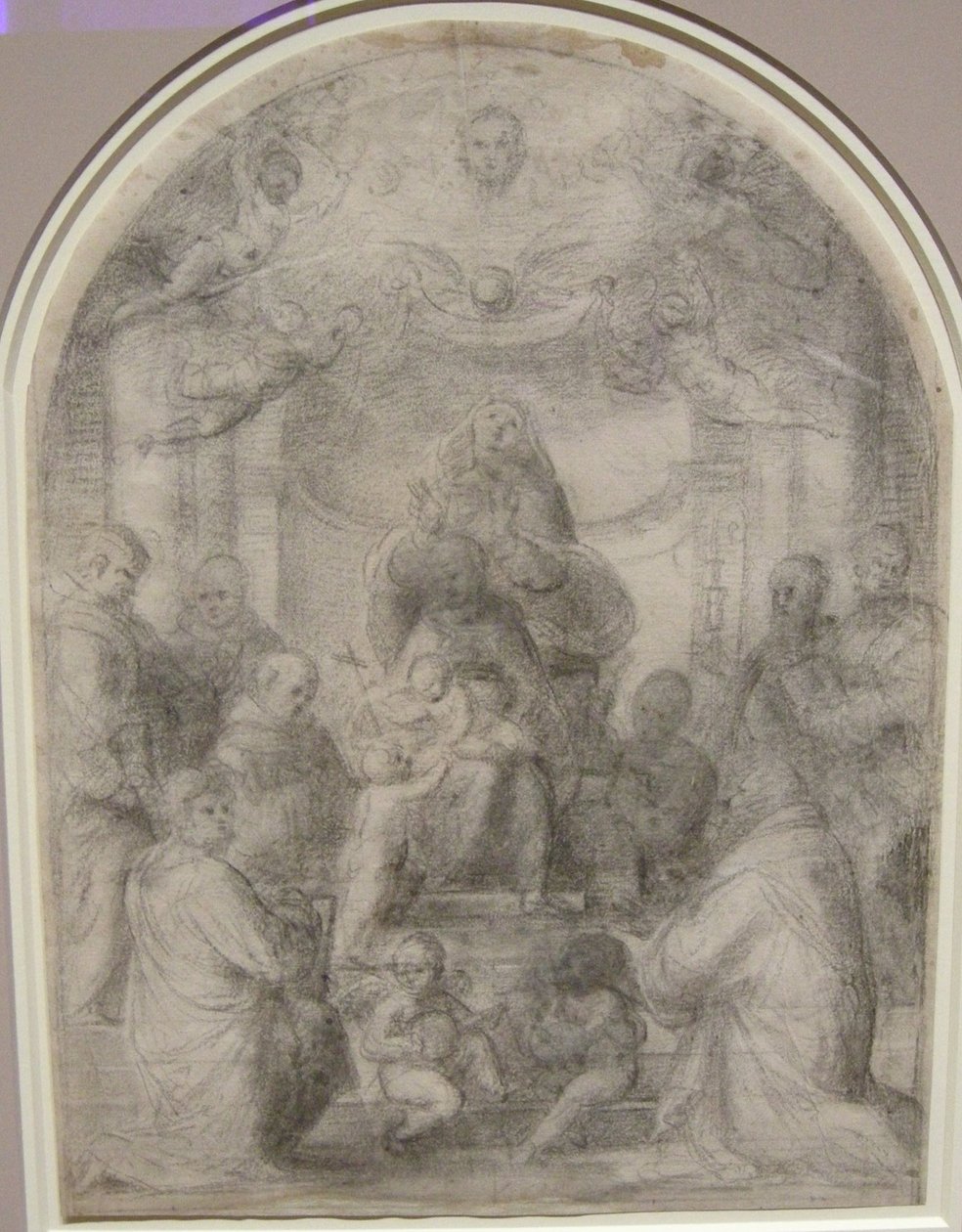 madonna med barn og helgener af Fra Bartolomeo