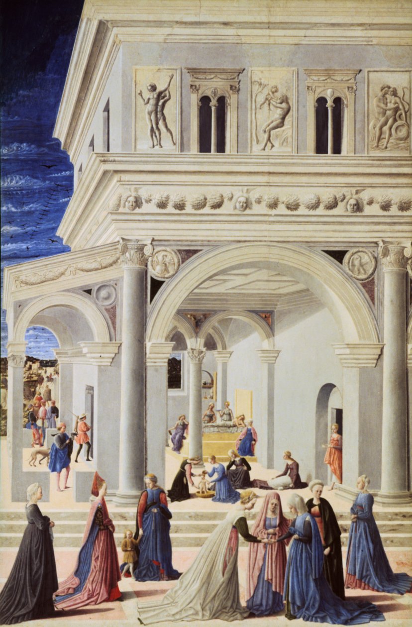 Jomfruens fødsel, 1467 af Fra Carnevale