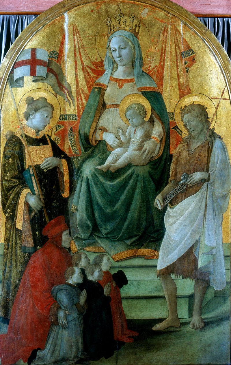Madonna del Ceppo Madonna of the Stocks, 1453 af Fra Filippo Lippi