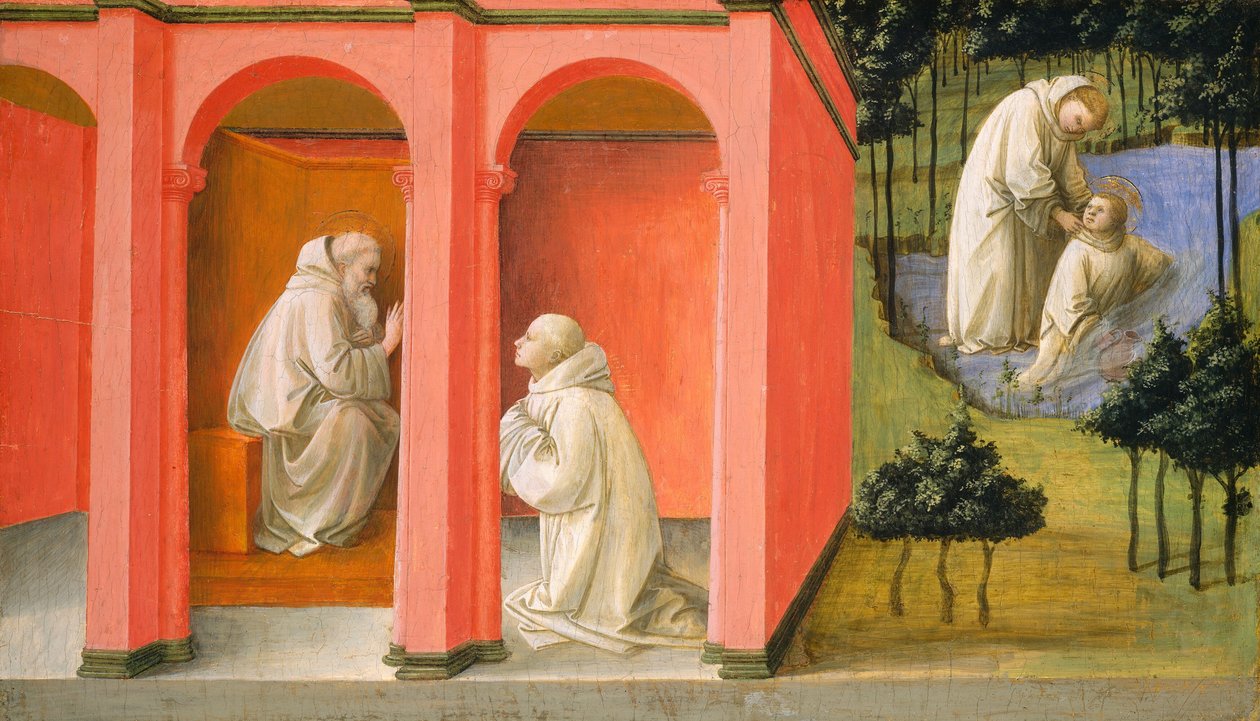 Sankt Benedikt beordrer Sankt Maurus til Sankt Placidus