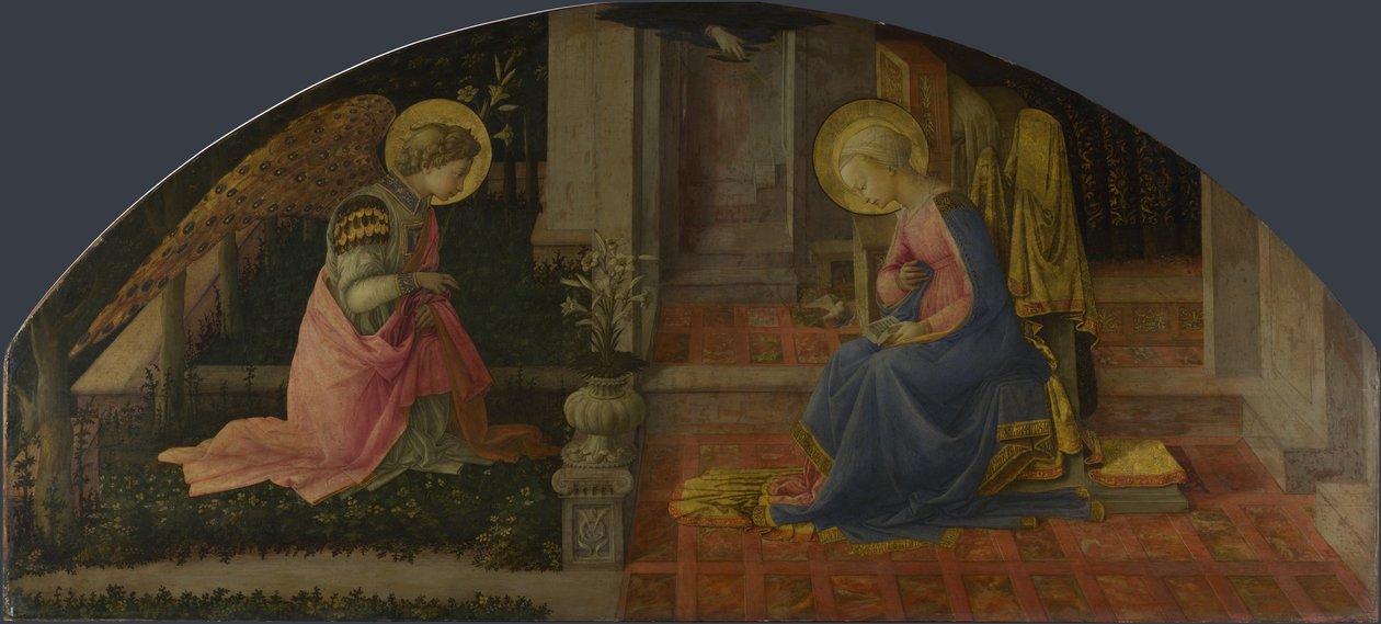 Bebudelses-Medici-panelet, ca. 1450 af Fra Filippo Lippi