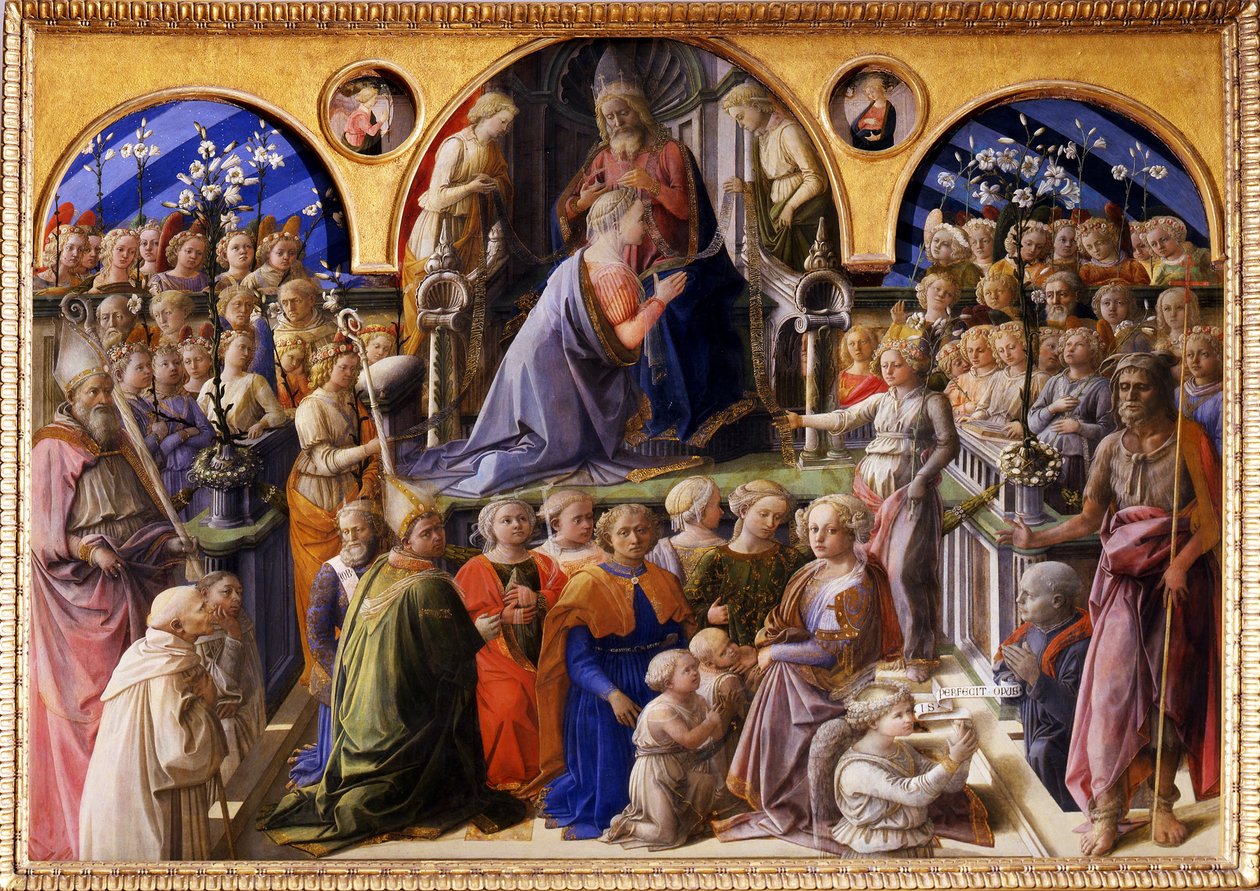 Jomfruens kroning, mellem 1439 og 1447 af Fra Filippo Lippi