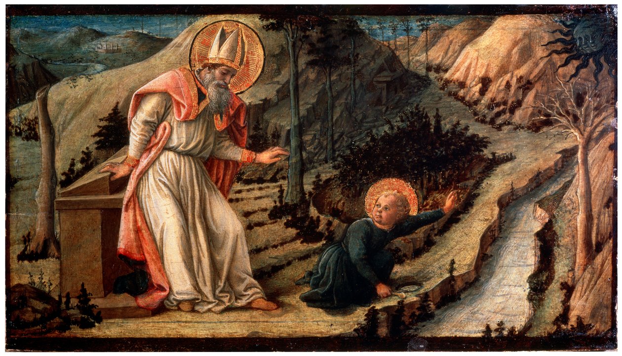Sankt Augustins vision, mellem 1452 og 1465. af Fra Filippo Lippi