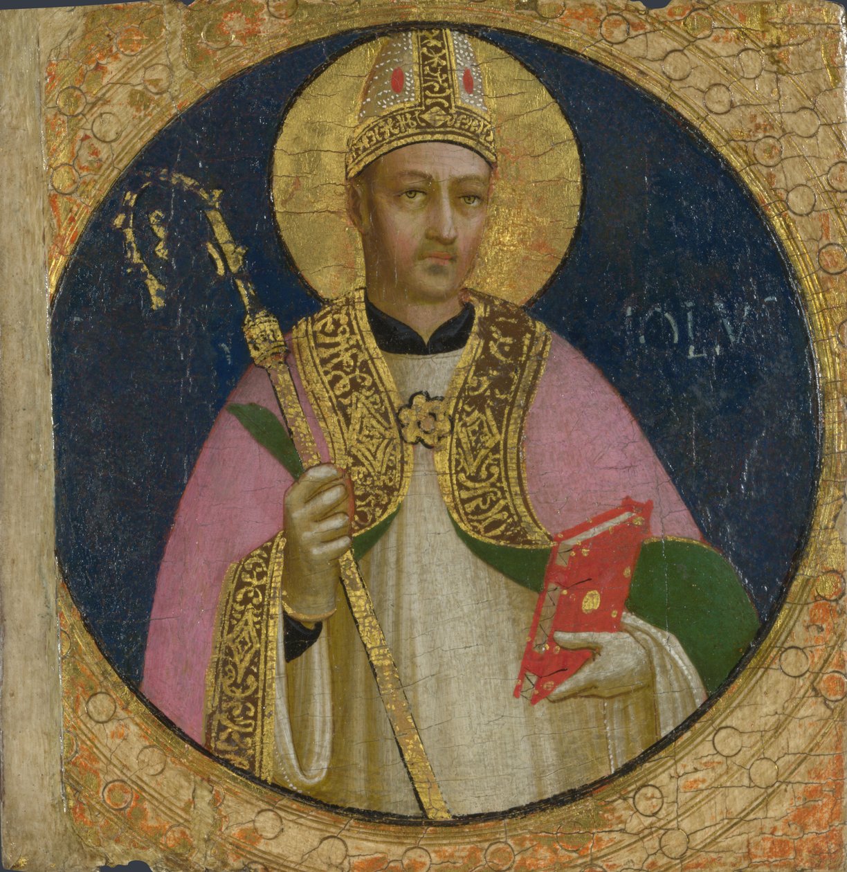 Saint Romulus Panel fra Fiesole San Domenico altertavle, ca. 1423-1424 af Fra Giovanni Angelico da Fiesole