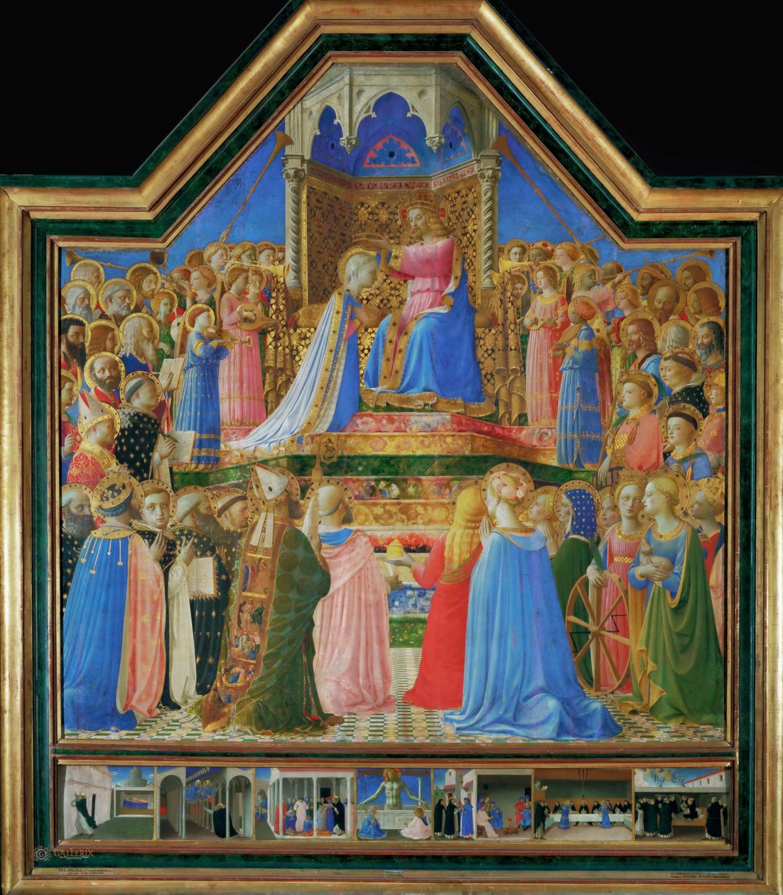 Jomfruens kroning, ca 1430 af Fra Giovanni Angelico da Fiesole