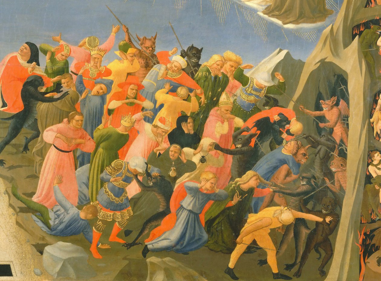 The Last Judgment Detail, ca 1432. af Fra Giovanni Angelico da Fiesole