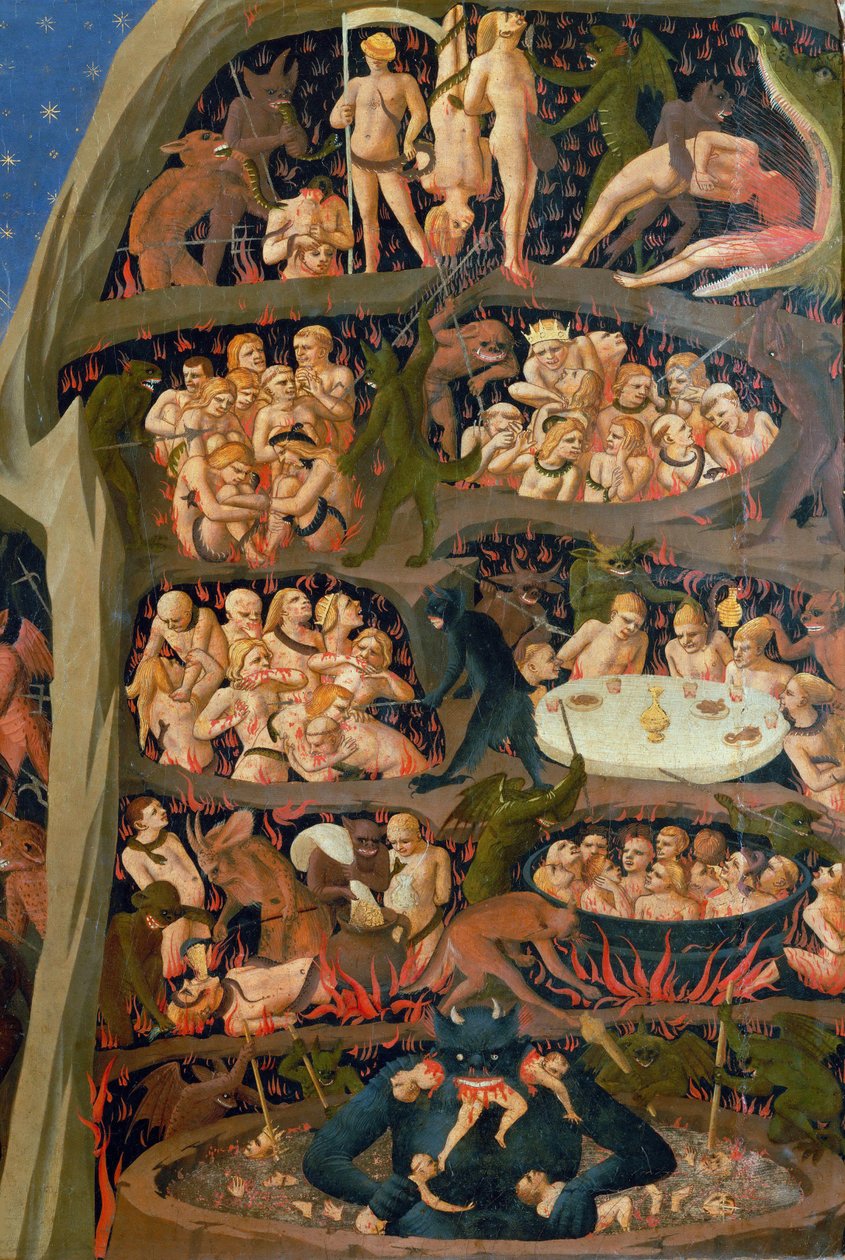 The Last Judgment Detail, ca 1432. af Fra Giovanni Angelico da Fiesole