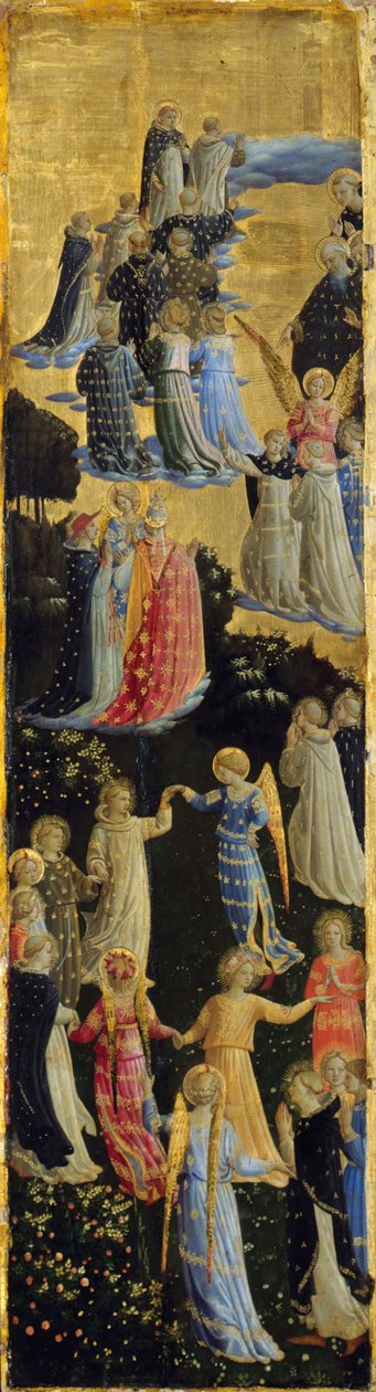 The Last Judgment Winged Alter, Venstre Panel, Begyndelsen af 1400-tallet af Fra Giovanni Angelico da Fiesole