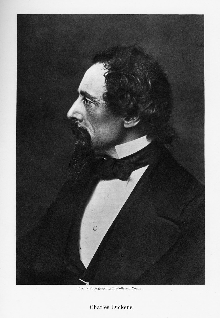 Charles Dickens, engelsk forfatter, c1860