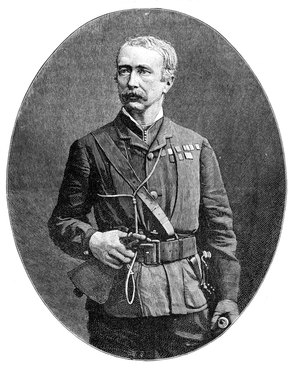 Garnet Joseph Wolseley, 1. Viscount Wolseley, irskfødt britisk soldat, 1900. af Fradelle and Young