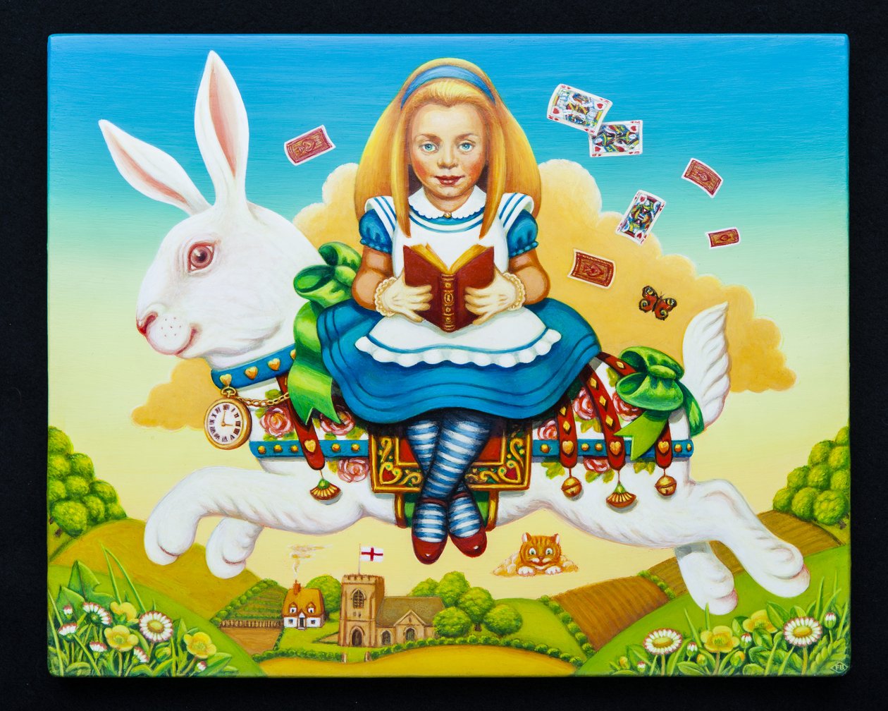 Alice og den hvide kanin, 2013 af Frances Broomfield