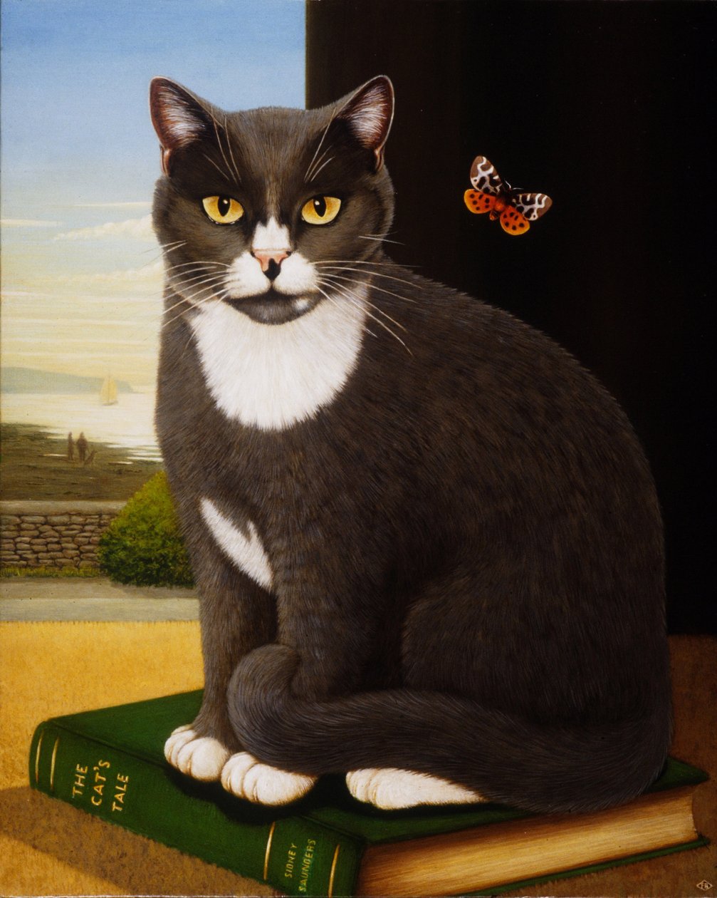 Sidney, 1993 (olier og tempera på panel) af Frances Broomfield