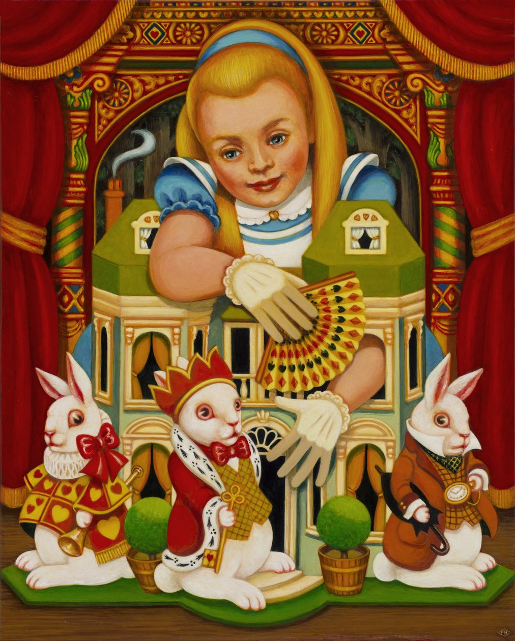 Den hvide kanins hus, 2015 af Frances Broomfield