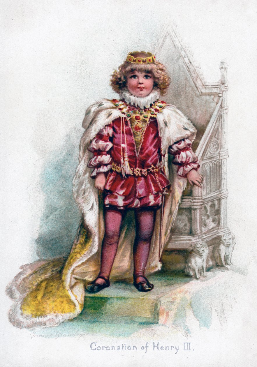 Kroning af Henrik III, 1897. af Frances Brundage
