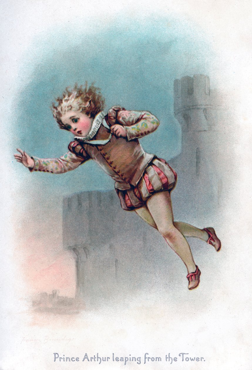 Prins Arthur springer fra tårnet, 1897. af Frances Brundage