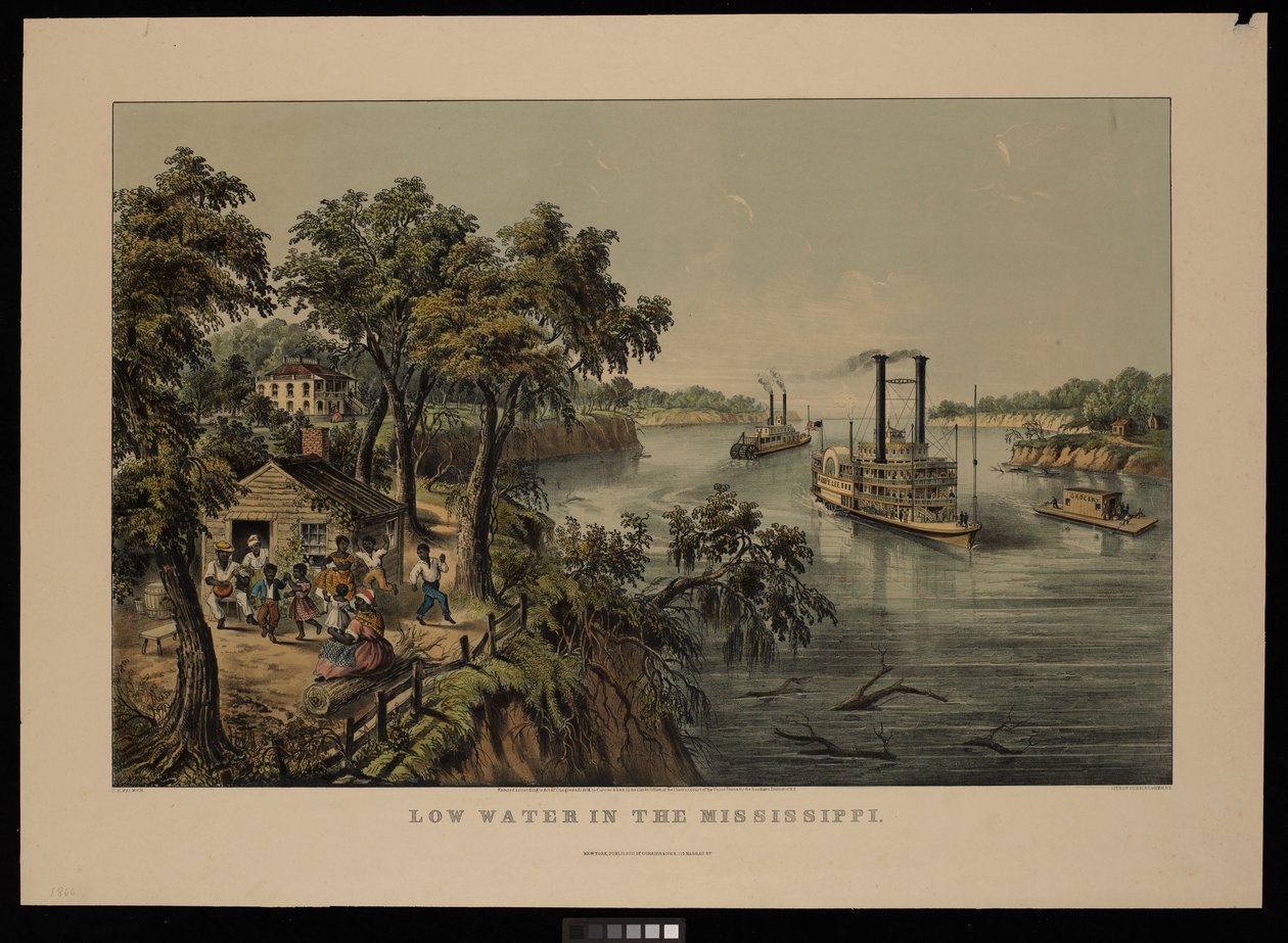 Lavvande i Mississippi Robert E Lee af Frances Flora Bond (c.1812 76) (after) Palmer