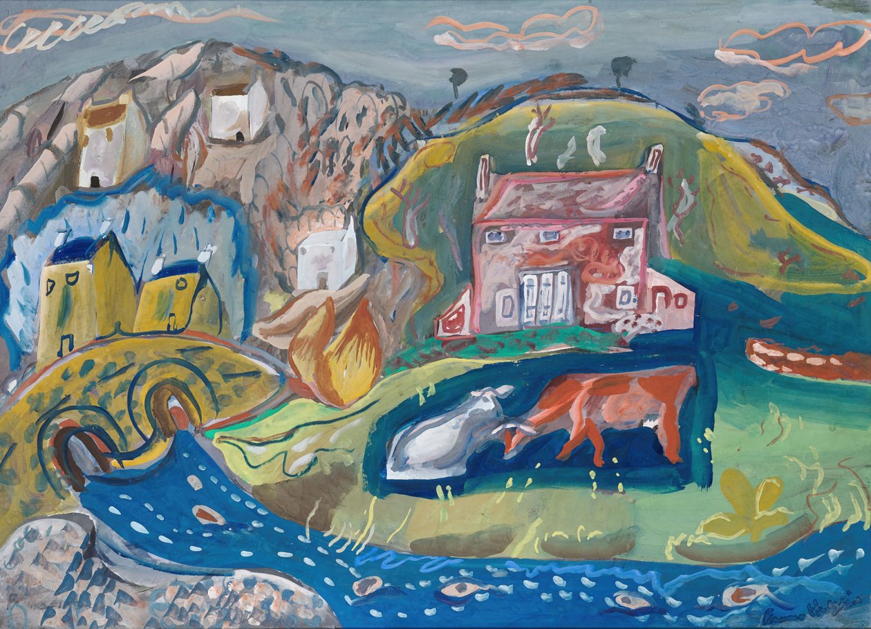 Solva, fiskerby i Pembrokeshire af Frances Hodgkins
