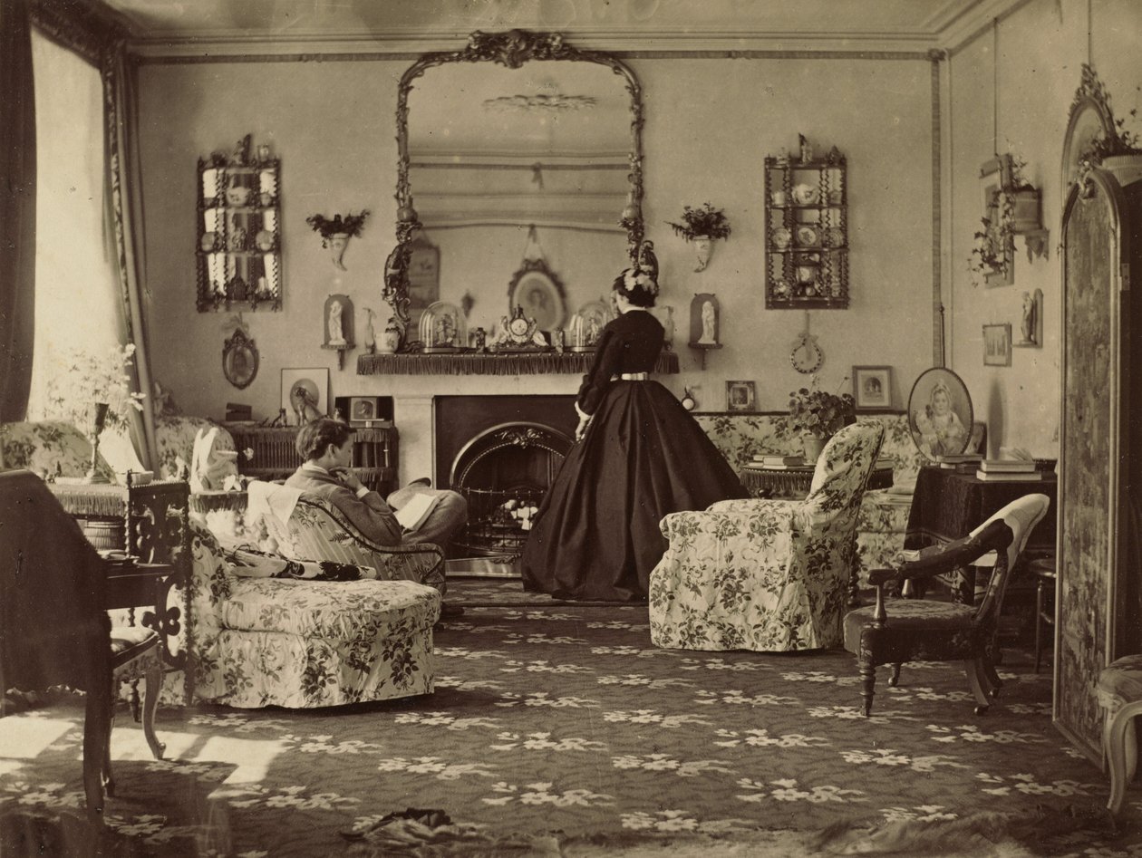 Rummets indre, ca. 1862. af Frances Jocelyn
