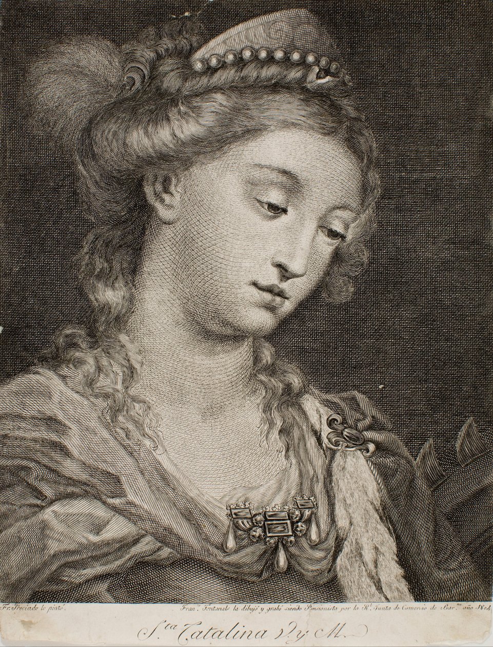 Sankt Katarina af Alexandria af Francesc Fontanals