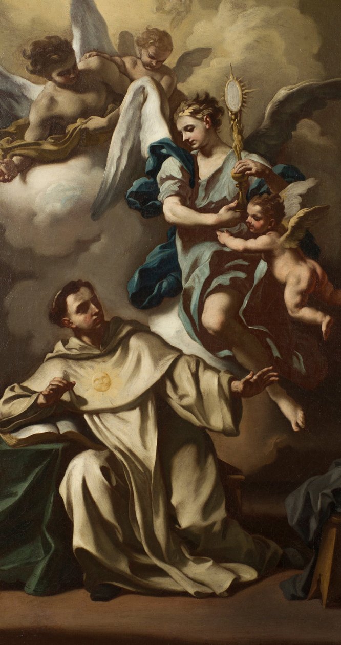 Værts åbenbaring for Saint Thomas Aquinas af Francesco de Mura