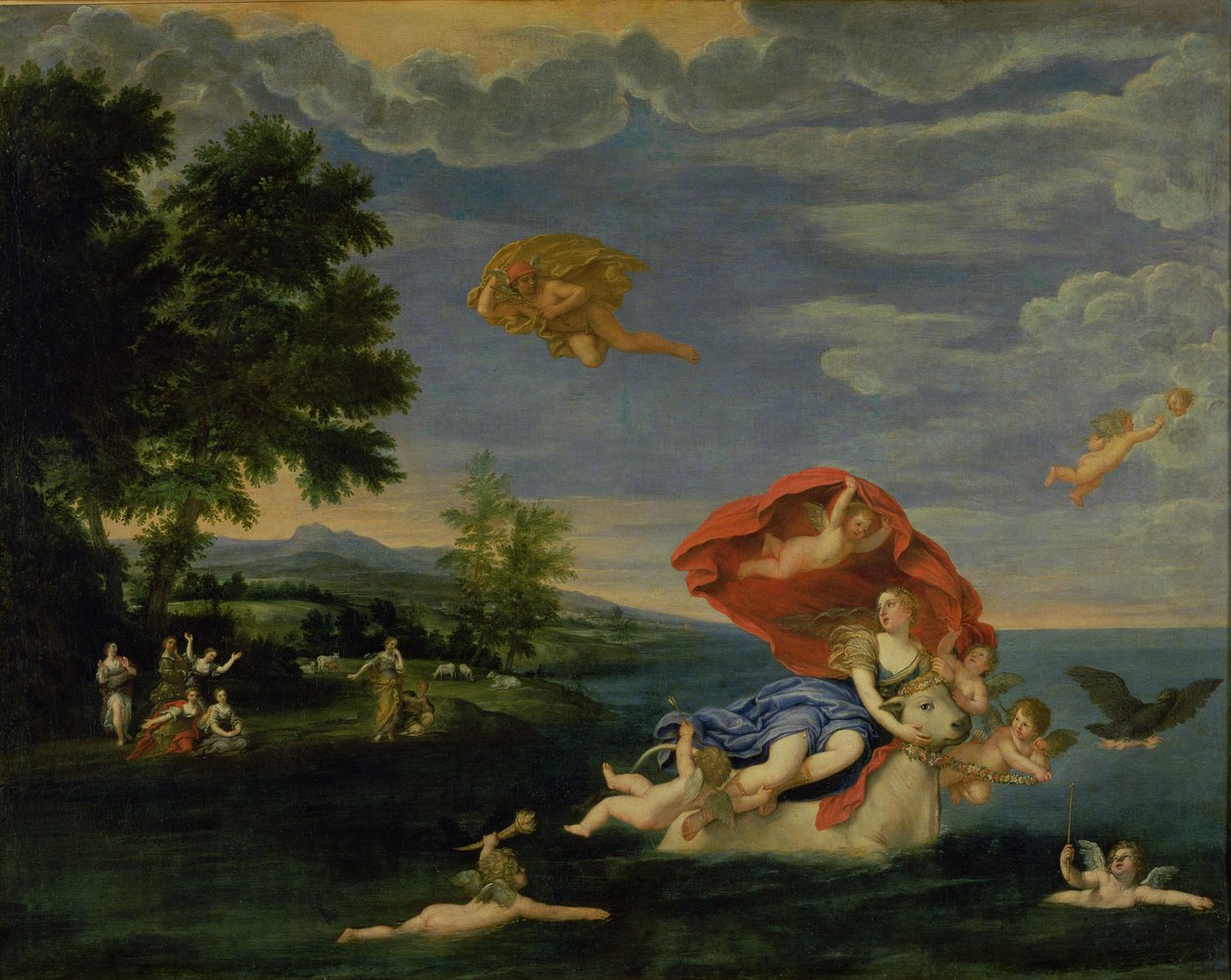 Europas voldtægt af Francesco Albani