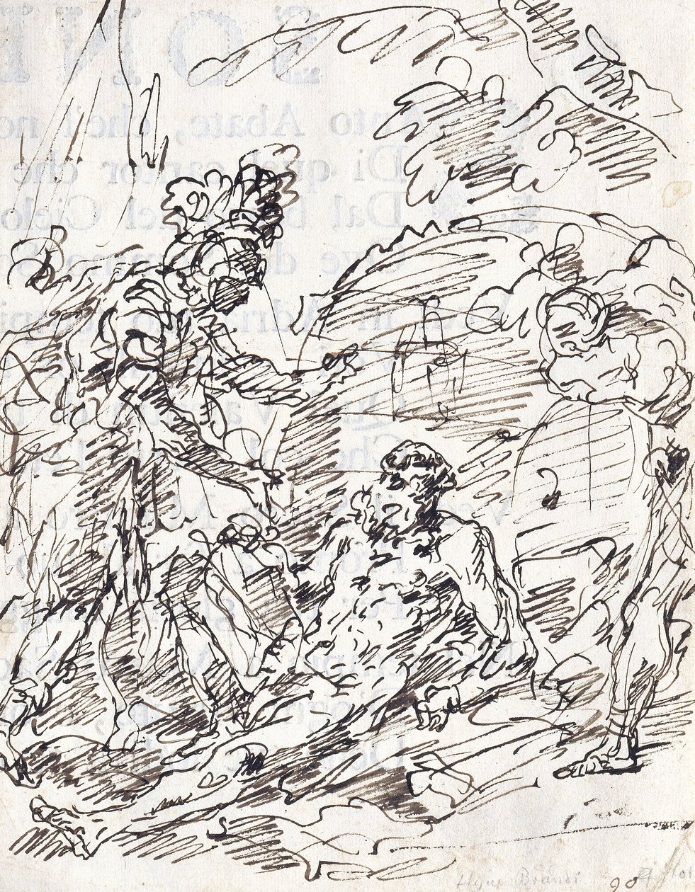 Alexander og Diogenes af Francesco Fontebasso