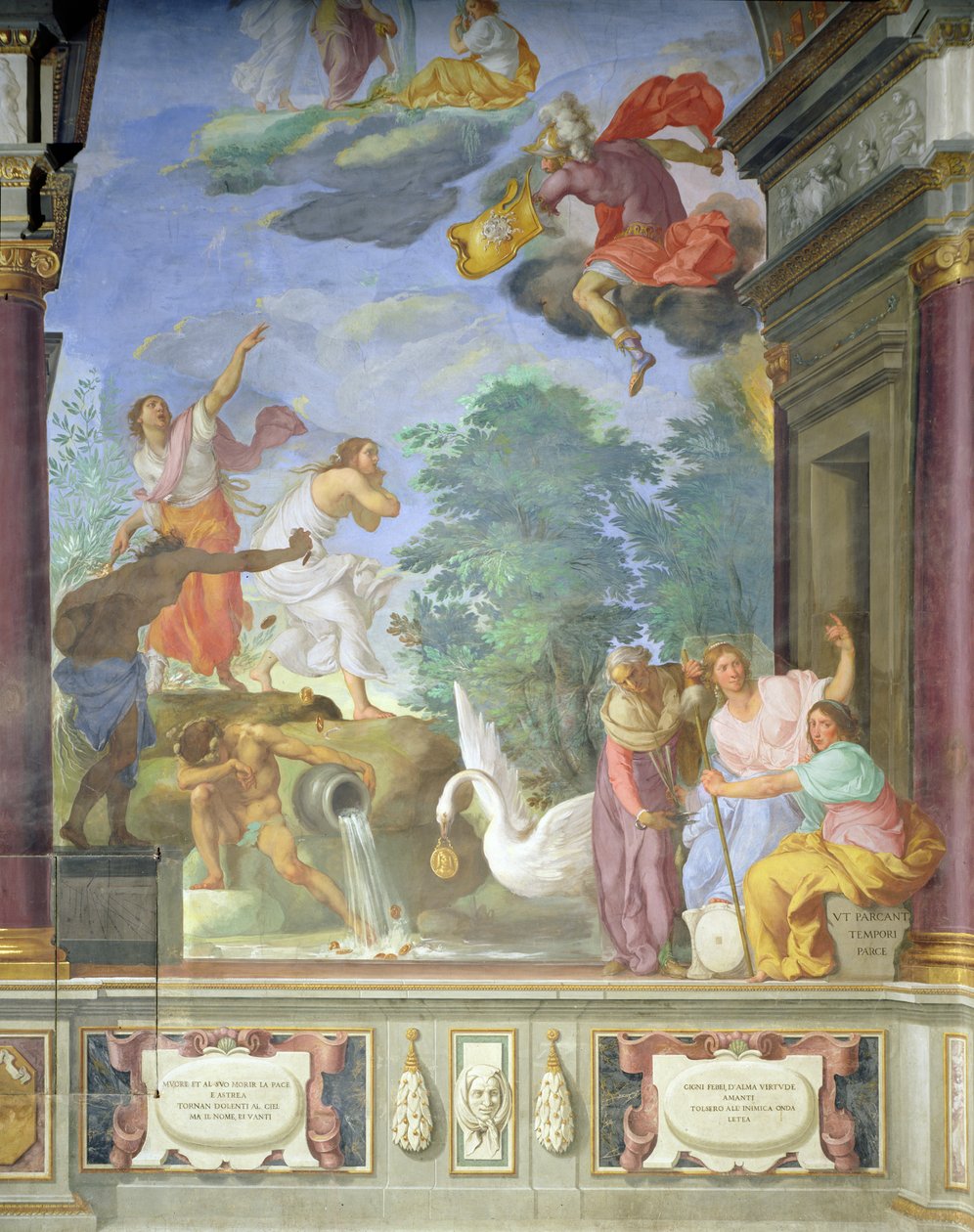 Allegori om Lorenzo de Medicis død af Francesco Furini