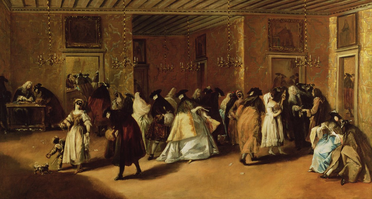 Maskeret møde af Francesco Guardi