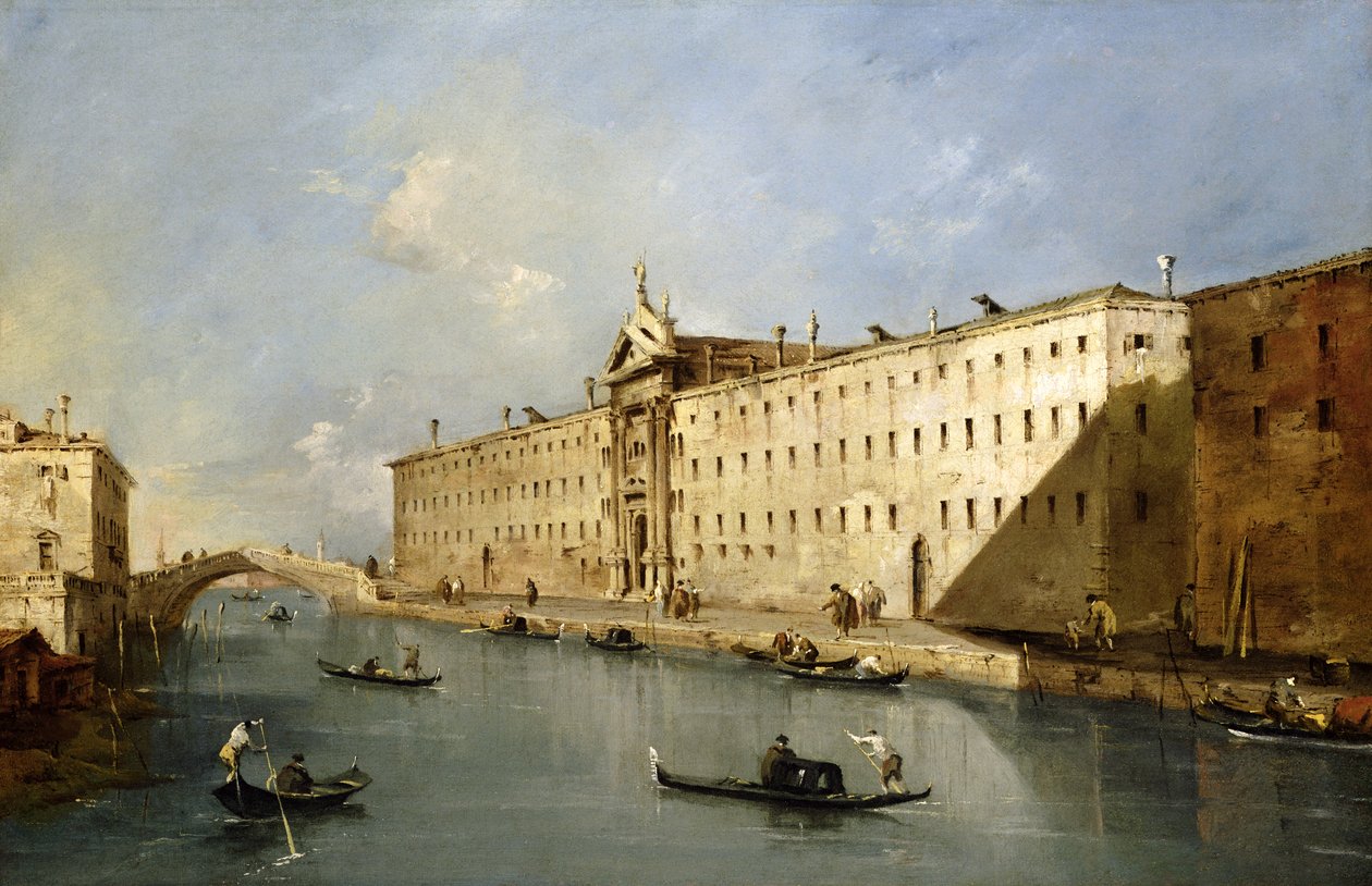 Rio dei Mendicanti af Francesco Guardi