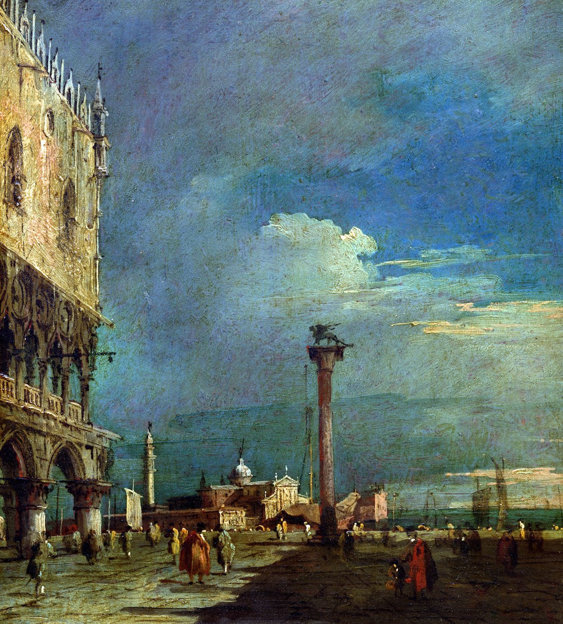 Venedig, Piazzetta di San Marco af Francesco Guardi