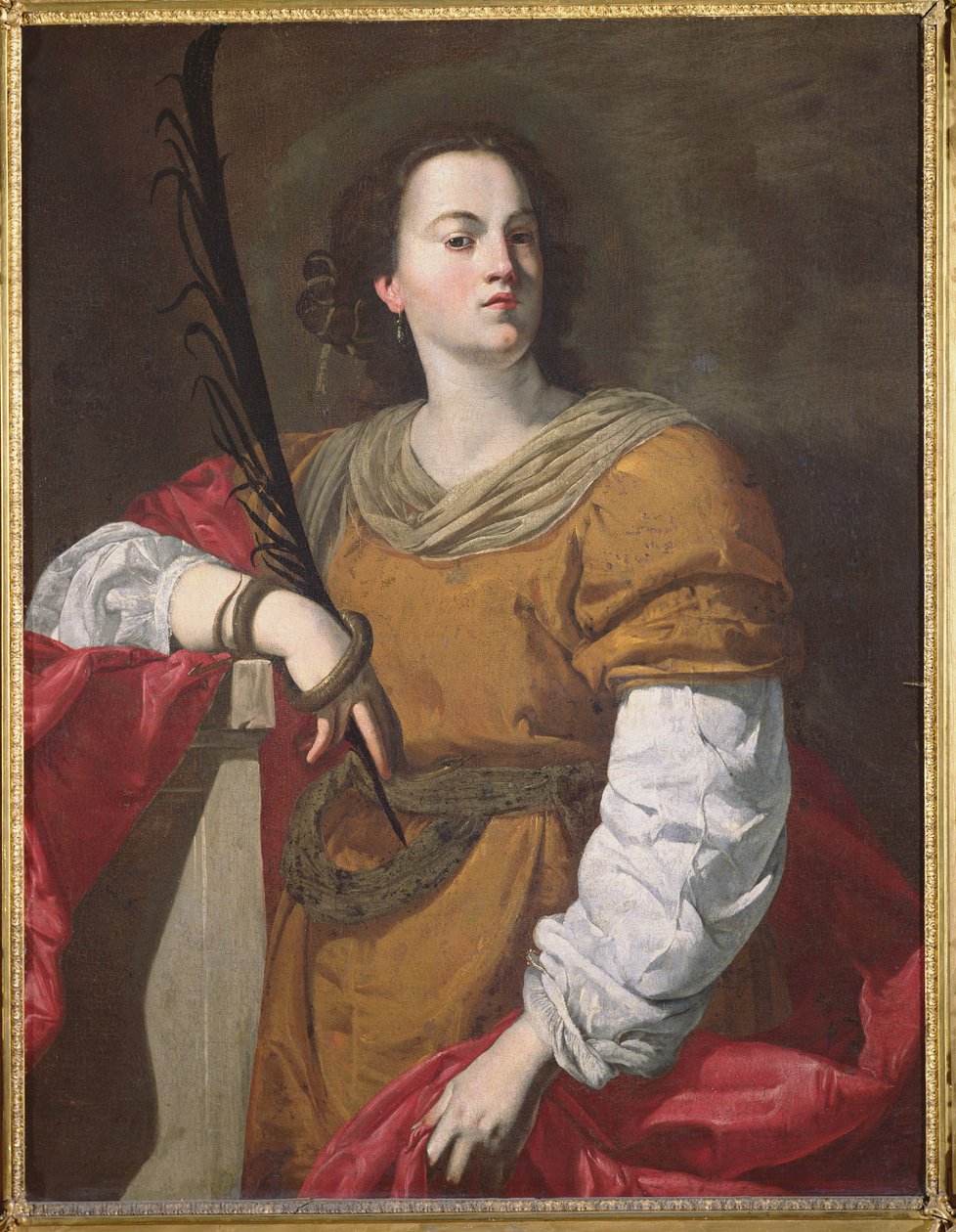 St. Christina den Forbløffende, 1637 af Francesco Guarino