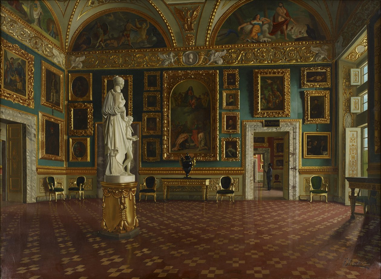 Iliadens hal i Pitti -paladset, Firenze af Francesco Maestosi