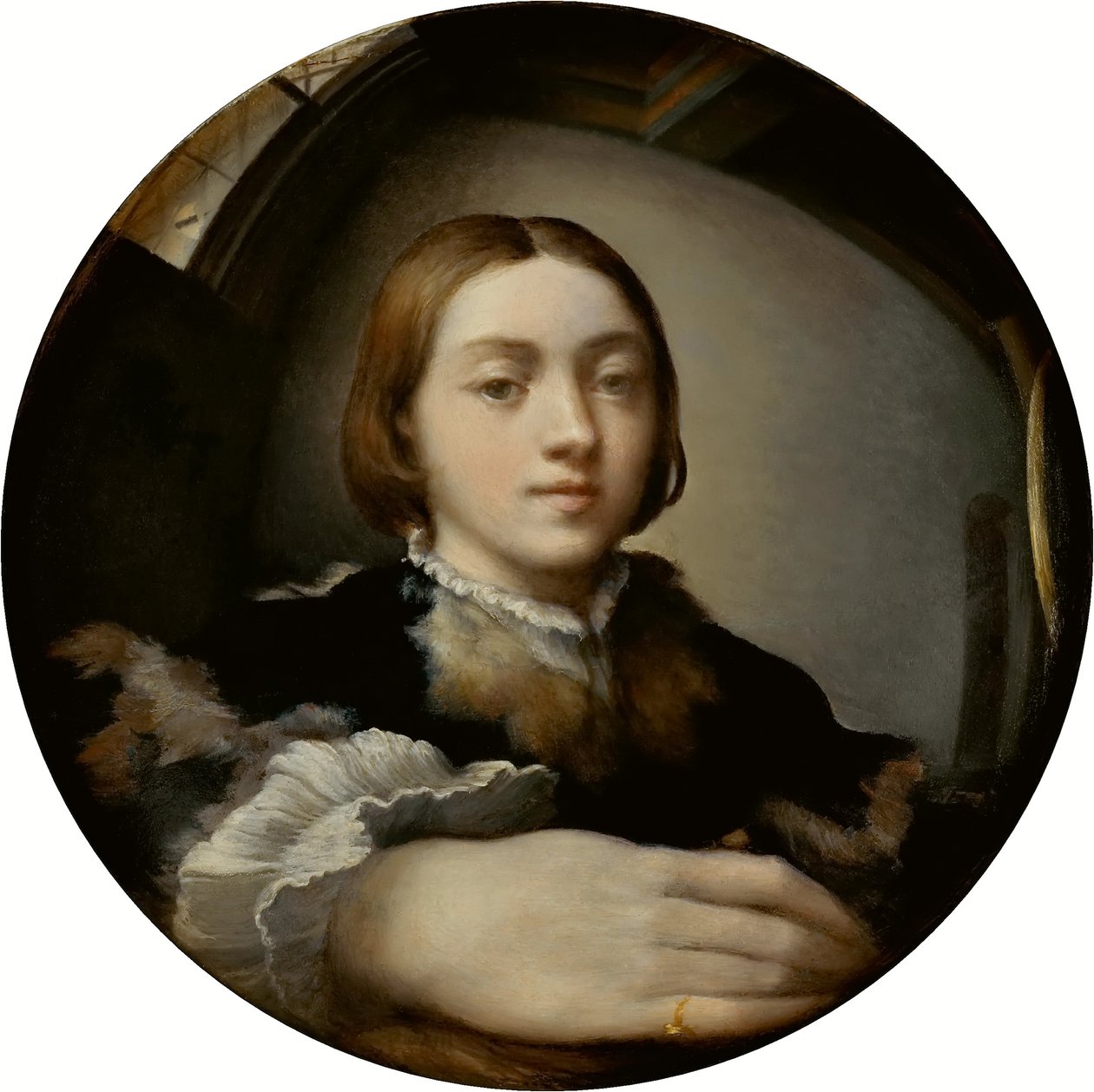 Bue-udskæring Amor af Parmigianino
