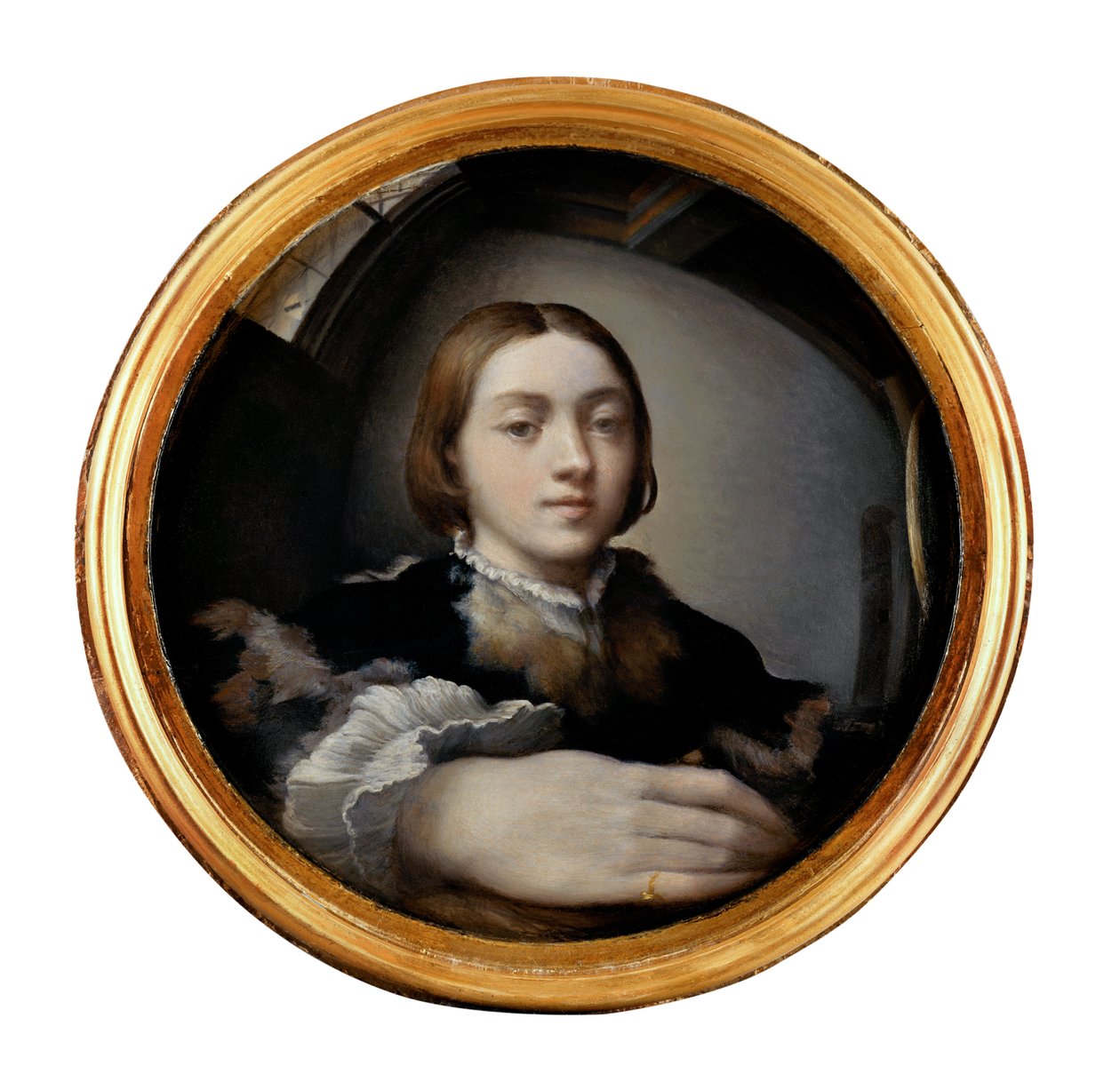 Selvportræt i et konveks spejl af Parmigianino