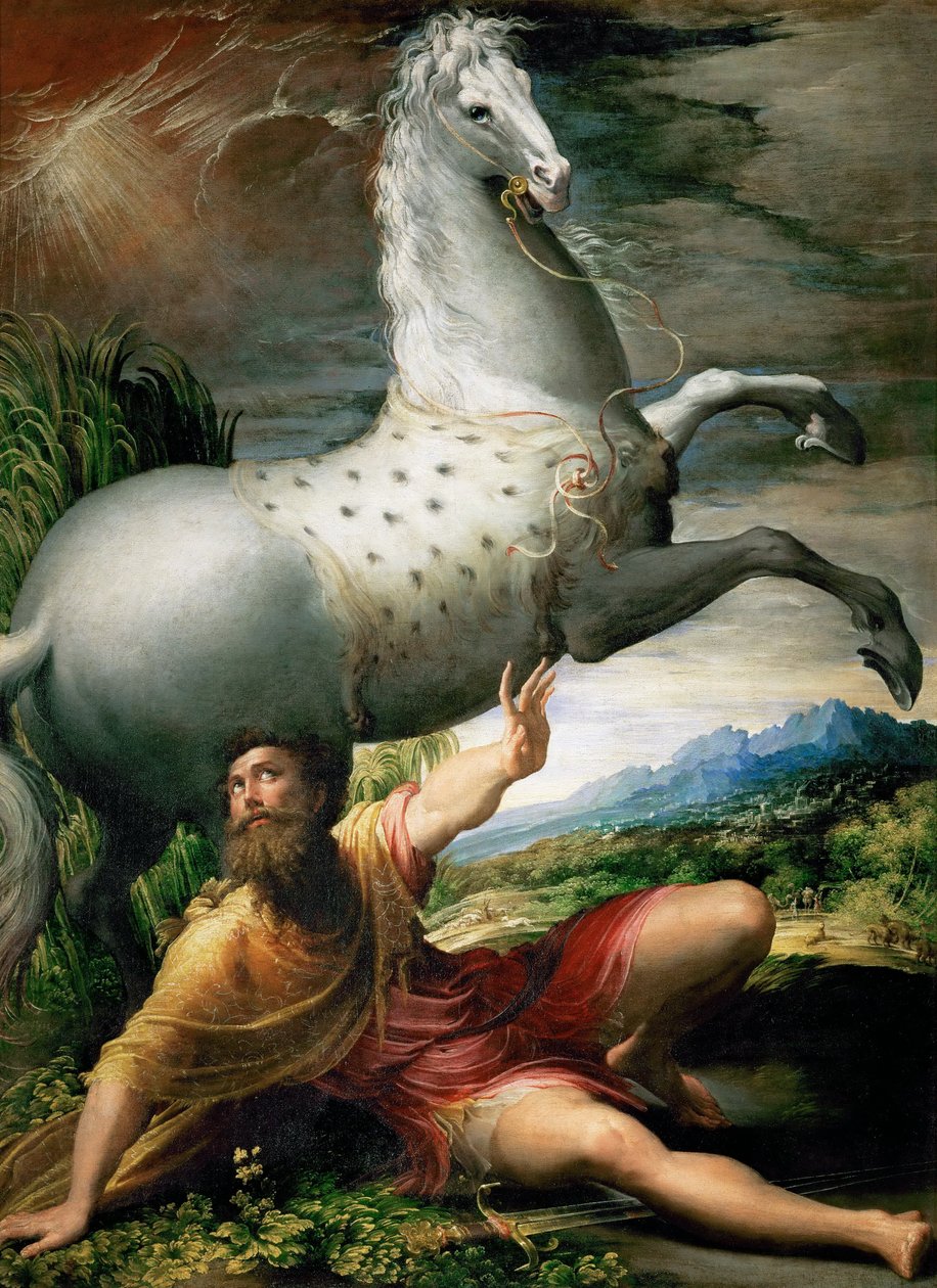 Selvportræt i et konveks spejl af Parmigianino