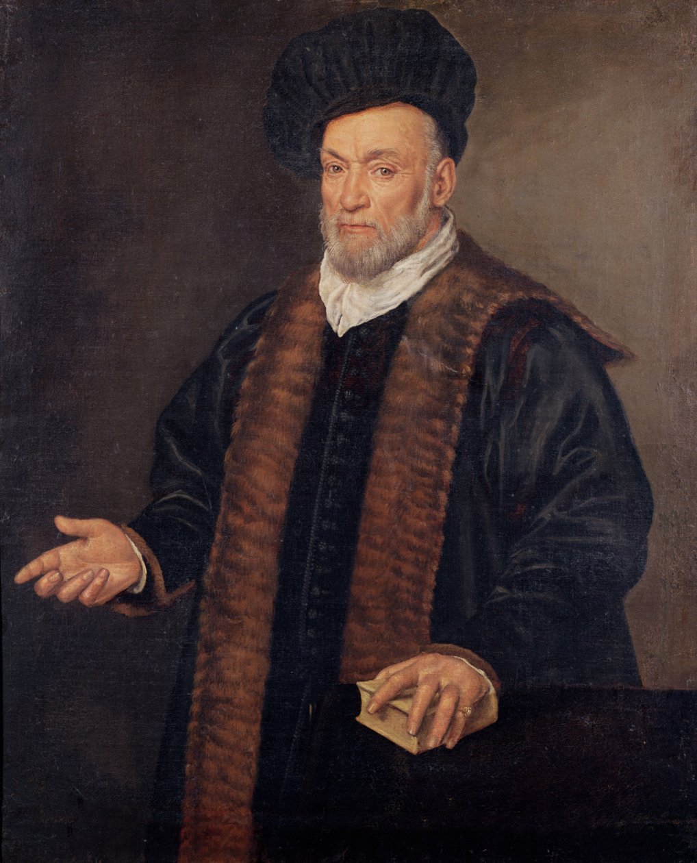 Portræt af en læge af Francesco Montemezzano