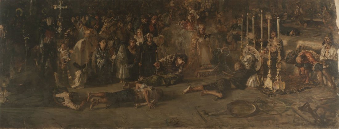 Boceton -afstemningen af Francesco Paolo Michetti